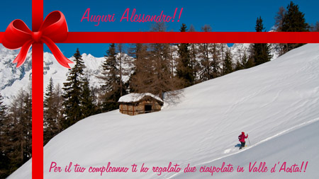 Ciaspolata in Valle d'Aosta